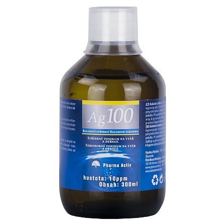 Koloidní stříbro Ag100 10ppm 300ml