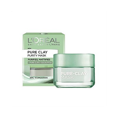 L'Oreal Paris Pure Clay čisticí zmatňující maska 6 ml