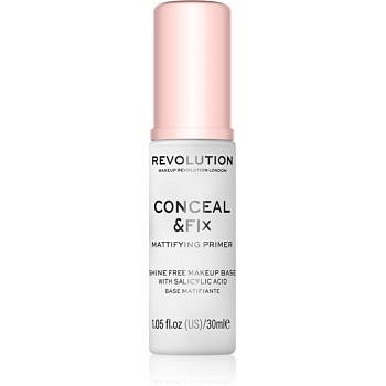 Makeup Revolution Conceal & Fix matující podkladová báze pod make-up 30 ml