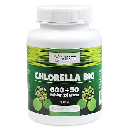 Vieste Chlorella tbl.600 +50 zdarma