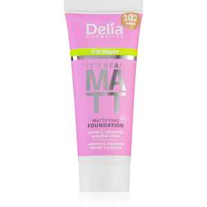 Delia Cosmetics It's Real Matt matující make-up odstín 102 Natural 30 ml