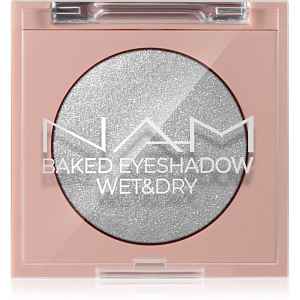 NAM Baked Eyeshadow třpytivé oční stíny odstín 02 Silver Lining 4 g