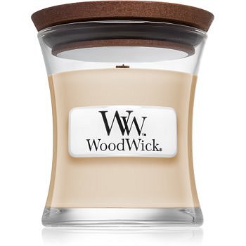 Woodwick Vanilla Bean vonná svíčka 85 g s dřevěným knotem