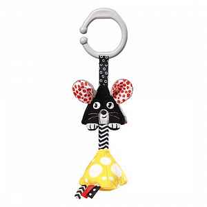 Babyono Závěsná kontrastní hračka Mouse