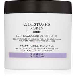 Christophe Robin Shade Variation Mask Baby Blond regenerační maska neutralizující žluté tóny 250 ml