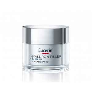 Eucerin Hyaluron-Filler + 3x Effect SPF 15 denní krém pro suchou pleť 50 ml
