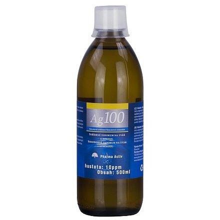 Koloidní stříbro Ag100 10ppm 500ml