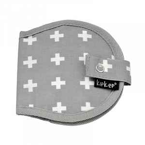 KipKep Pouzdro na vložky do podprsenky Nursery Wallet Crossy Grey