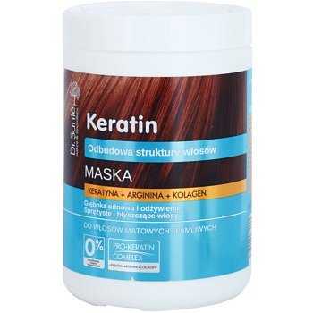 Dr. Santé Keratin hloubkově regenerační a výživná maska pro křehké vlasy bez lesku  1000 ml