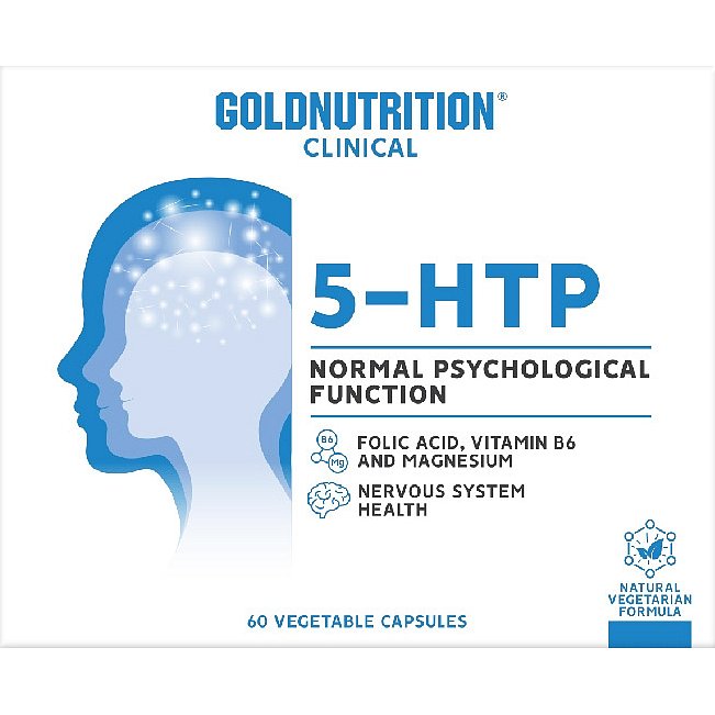 GoldNutrition Clinical 5-HTP 60 kapslí