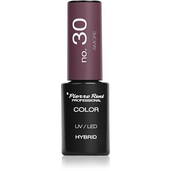 Pierre René Nails Hybrid gelový lak na nehty s použitím UV/LED lampy odstín No. 30 Amore 6 ml