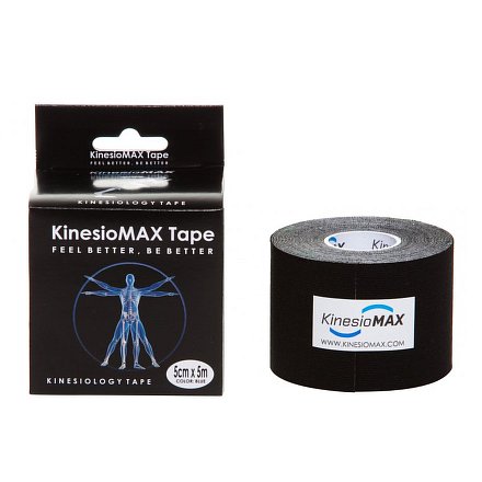 Tejp. KinesioMAX kinesio tape černá 5cmx5m