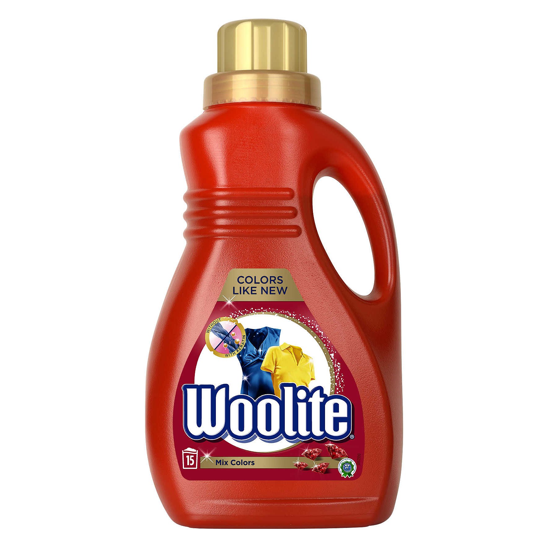WOOLITE Mix Colors 0.9 l (15 dávek) – prací gel