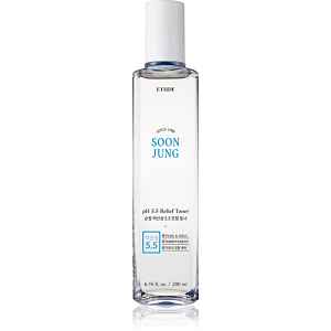 ETUDE SoonJung pH 5.5 Relief Toner zklidňující pleťové tonikum pro regeneraci a obnovu pleti 200 ml