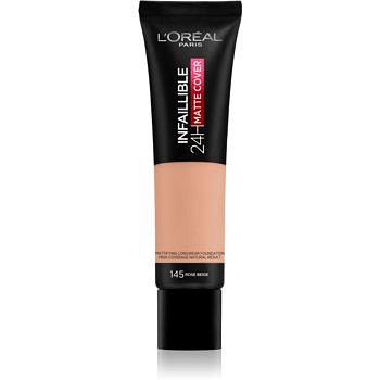 L’Oréal Paris Infallible 24H Matte Cover dlouhotrvající matující make-up odstín 145 Rose Beige 35 ml