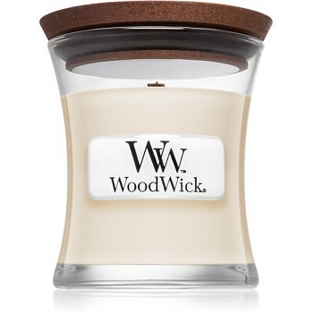 Woodwick White Tea & Jasmine vonná svíčka 85 g s dřevěným knotem
