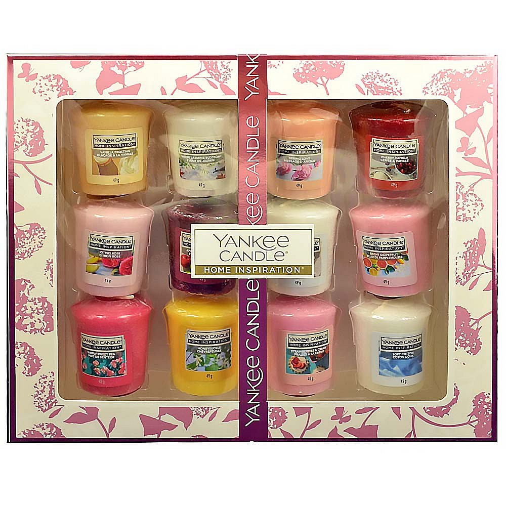 YENKEE CANDLE sada 12x 49g votivní svíčka (Home Inspiration)