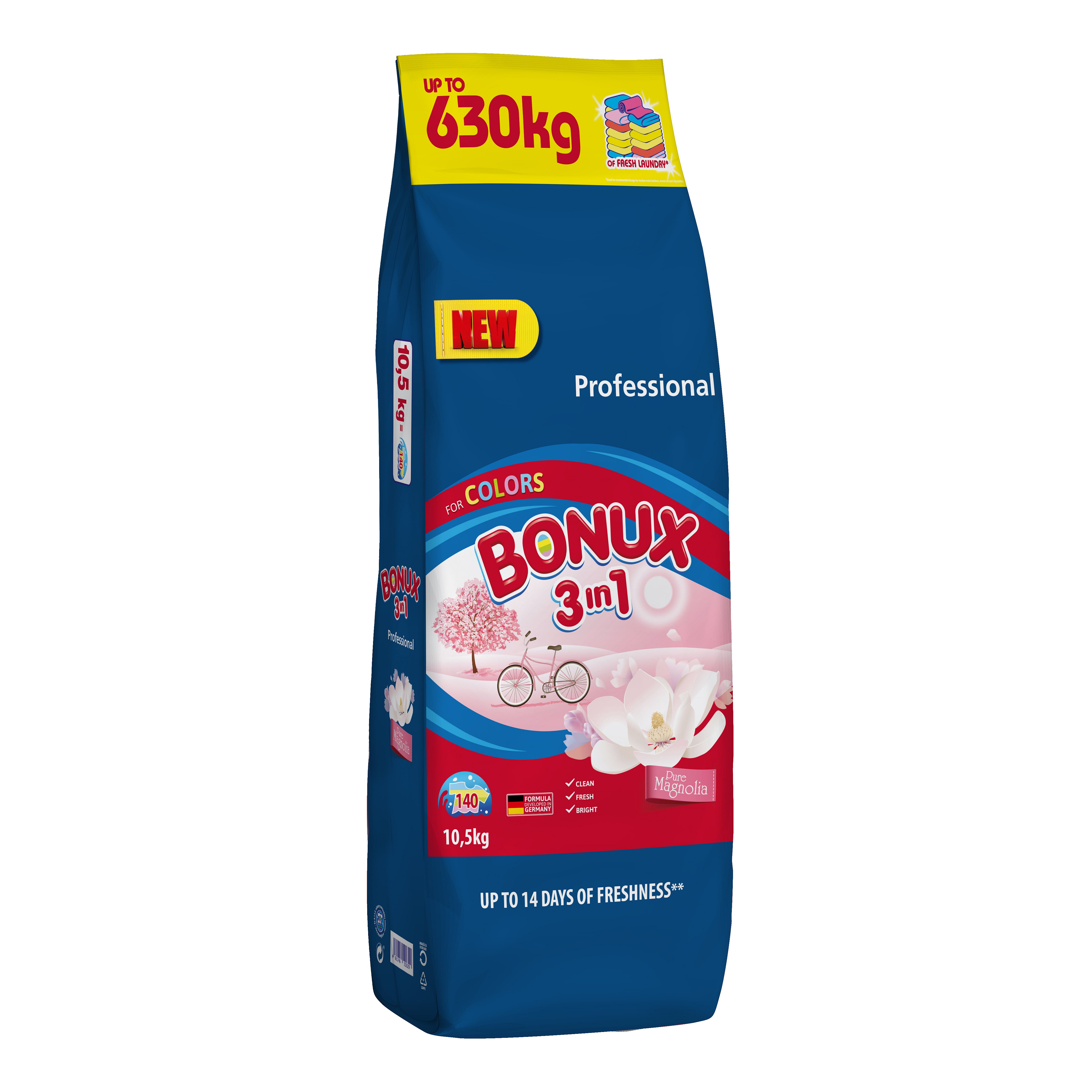 Bonux Color prací prášek Pure Magnolia , 140 praní 10,5 kg