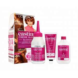 Loréal Paris Casting Creme Gloss 634 medový kaštan barva na vlasy