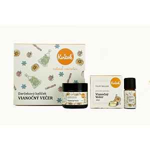 KVITOK Bezstarostné ráno Tělový krém 60ml+Sprchový gel 100ml+ Deodorant 42g