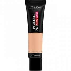 L’Oréal Paris Infallible 24H Matte Cover dlouhotrvající matující make-up odstín 200 Golden Sand 35 ml