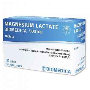 Magnesium lactate Biomedic 500mg tbl.nob.100x500mg