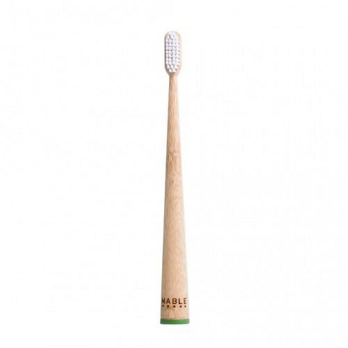 Mable Bambootoothbrush - extra soft, green bambusový kartáček na zuby - extra měkký