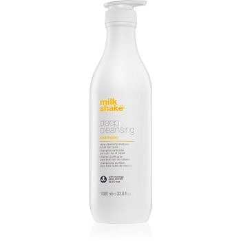 Milk Shake Deep Cleansing hloubkově čisticí šampon pro všechny typy vlasů bez sulfátů 1000 ml
