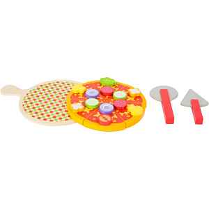 Small foot Pizza sada hraček ze dřeva 3 y+ 21 ks