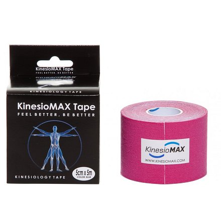 Tejp. KinesioMAX kinesio tape růžová 5cmx5m