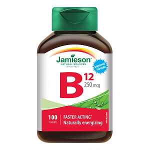 Vitamín B12 kyanokobalamín 250 µg 100 tbl.