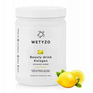 WETYZO Kolagen Beauty drink s vitamíny pro vlasy, nehty a pleť - citronový sorbet