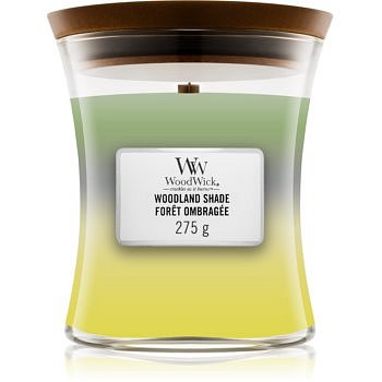 Woodwick Trilogy Woodland Shade vonná svíčka 275 g s dřevěným knotem