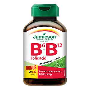 Vitamíny B6, B12 a kyselina listová 110 tbl.