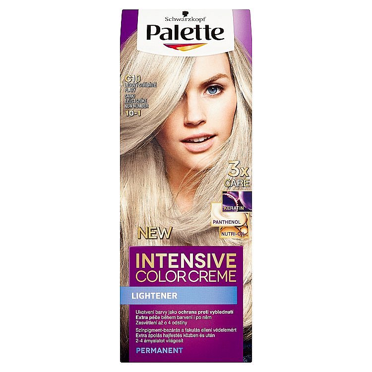 Schwarzkopf Palette Intensive Color Creme barva na vlasy Ledový Stříbřitě Plavý C10