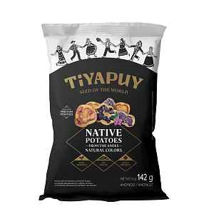Brambůrky TiYAPUY natural solené 142 g