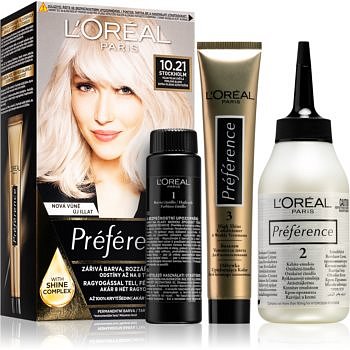 L’Oréal Paris Préférence barva na vlasy odstín 10.21 Stockholm