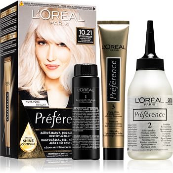 L’Oréal Paris Préférence barva na vlasy odstín 10.21 Stockholm