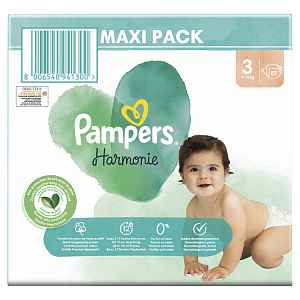 PAMPERS Plenky jednorázové Harmonie vel. 3 (87 ks) 6-10 kg