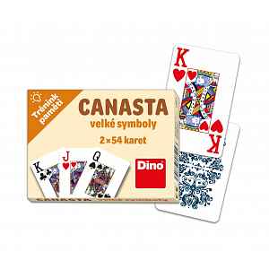 Dino Toys Trénink paměti Kanasta 108 karet