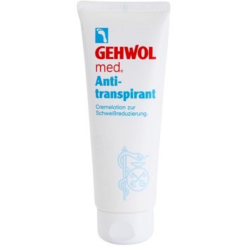 Gehwol Med krémový antiperspirant pro redukci pocení na nohy  125 ml