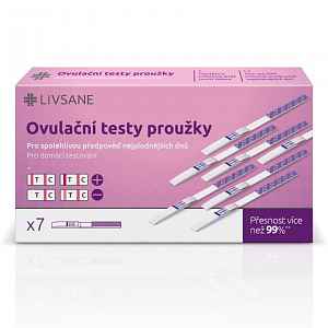 LIVSANE Test ovulační CZ plodné dny proužky 7ks