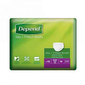Depend plenkové kalhotky Slip Super Plus M 15ks