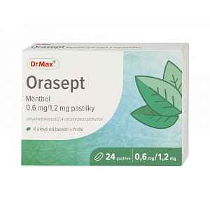 Dr. Max Orasept Menthol 0,6 mg/1,2 mg 24 pastilek