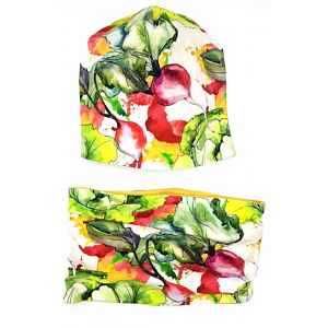 Bexa Jarní, podzimní dvouvrstvá čepice + komínek, Vegetables, vírevná