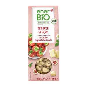 enerBiO Jahody v čokoládě s jogurtovou příchutí 85 g