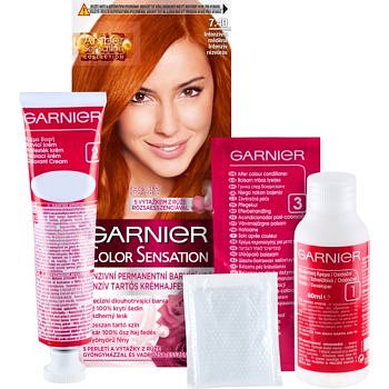 Garnier Color Sensation barva na vlasy odstín 7.40 Intense Amber