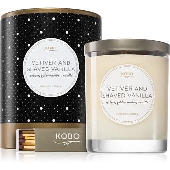 KOBO Coterie Vetiver and Shaved Vanilla vonná svíčka 312 g