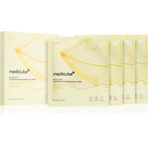 medicube Kojic Acid Turmeric Brightening Gel Mask hydratační a rozjasňující maska s gelovou texturou 4 ks
