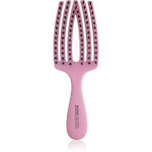 Olivia Garden Club The Nomad Detangling&Shine Fingerbrush​ plochý kartáč na vlasy Pink 1 ks